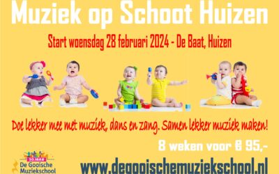 Muziek op Schoot Huizen – start februari 2024